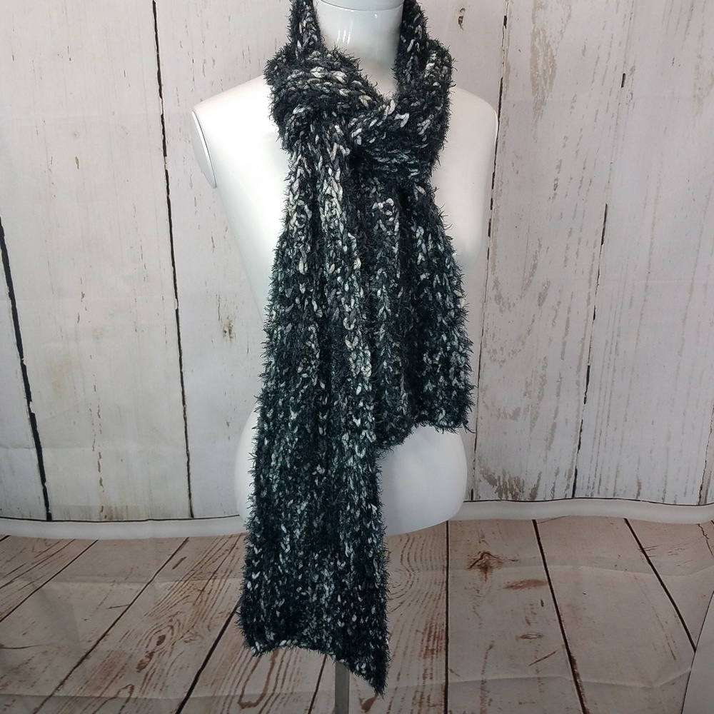 Jaclyn smith collection scarf black/gray